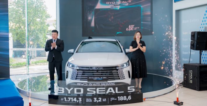 BYD SEAL 5 CHÍNH THỨC RA MẮT TẠI BYD HẢI DƯƠNG